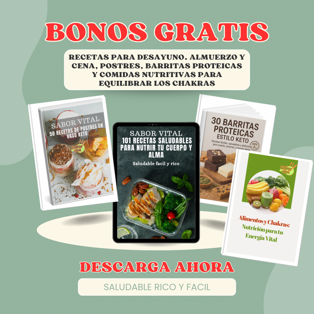 101 recetas saludables para nutrir tu cuerpo y alma + 3 BONUS